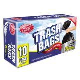 HOME #6024/26GAL BLACK TRASH BAGS-DT (SKU #10354)