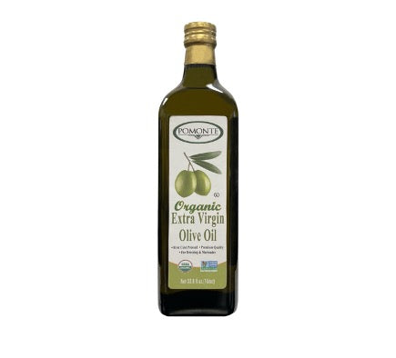 Pomonte 100% Organic Extra Virgin Olive Oil 1,000ml (33.8 oz)/12 Bottles