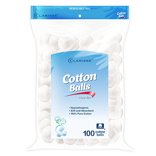 CLARISSE COTTON BALLS 100CT (SKU #10132)