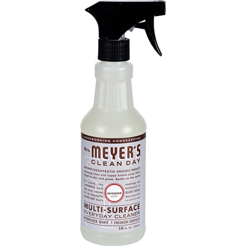 MRS.MEYERS MULTI-CLNR SPRAY-16oz/LAVENDER (SKU #10253)