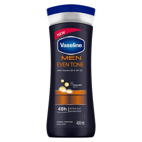 VASELINE MOISTURE LOTION-400ml/MEN EVENTONE (SKU #10519)