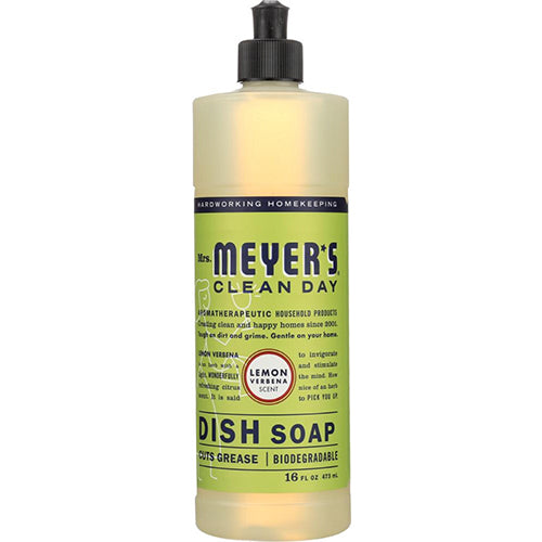 MRS.MEYERS DISH WASH 16oz LEMON VERBENA (SKU #10934)