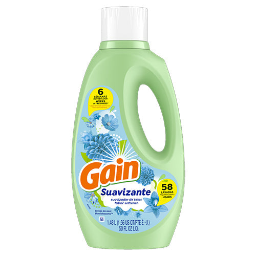 GAIN FAB SOFTENER 50oz BLUE BLOSSOM (SKU #10940)