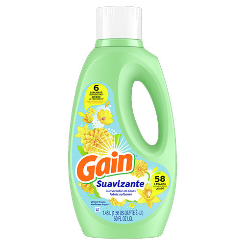 GAIN FAB SOFTENER 50oz SUN FLOWER (SKU #10941)