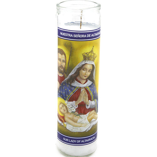 JAR CANDLE-VIRGEN ALTAHRACIA (SKU #11036)