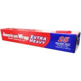 ALUMINUM FOIL ROLL-25SQ/AMERICAN WRAP #88821