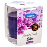 CANDLE TUMBLER 4oz LILAC #NUVALU