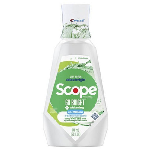 CREST SCOPE MOUTH WASH 32oz GO BRIGHT (SKU #11419)