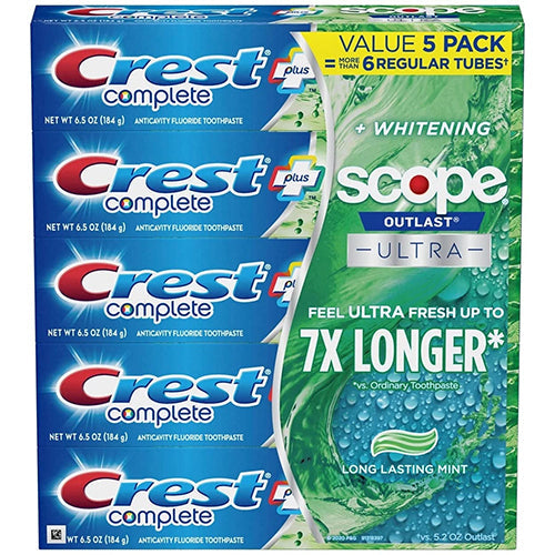 CREST TOOTHPASTE-6.5oz SCOPE OUTLAST (SKU #11445)