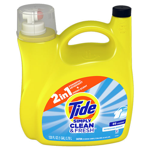 TIDE LIQ.DETERGENT 128oz REFRESH BREEZE (SKU #11474)