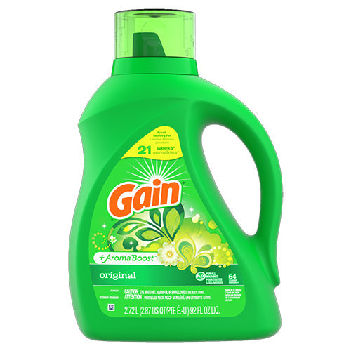 GAIN LIQ DETERGENT 92OZ ORIGINAL HE  (SKU #11608)