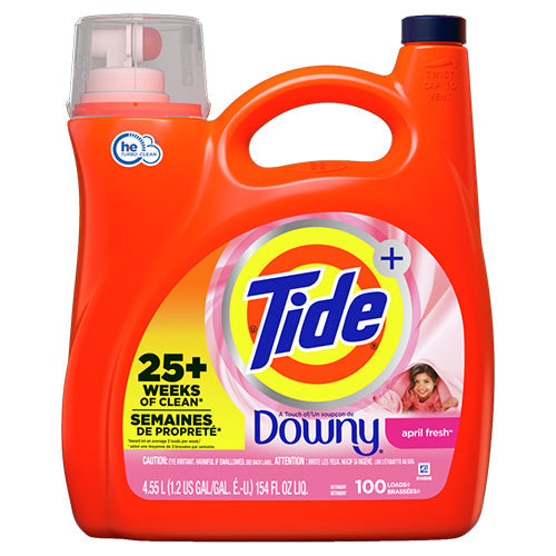 TIDE LIQ DETERGENT 154oz DOWNY APRIL FRESH (SKU #11773)