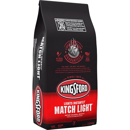 KINGSFORD CHARCOAL/MATCH LIGHT-12LB (SKU #11872)