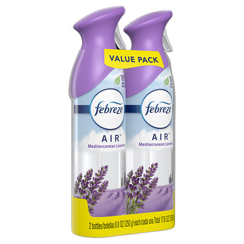 FEBREZE AIR EFFECTS 8.8oz 2PK MEDITERRANEAN LAVENDER (SKU #12103)