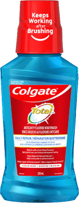 COLGATE MOUTHWASH 250ml TOTAL PEPPERMINT (SKU #12628)