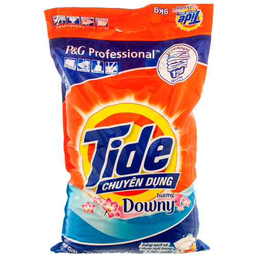 TIDE POW.DETERGENT-9kg/DOWNY BAG