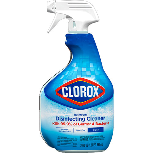 CLOROX #08033 DISINFECTING BATHROOM CLNR SPRAY (SKU #12878)