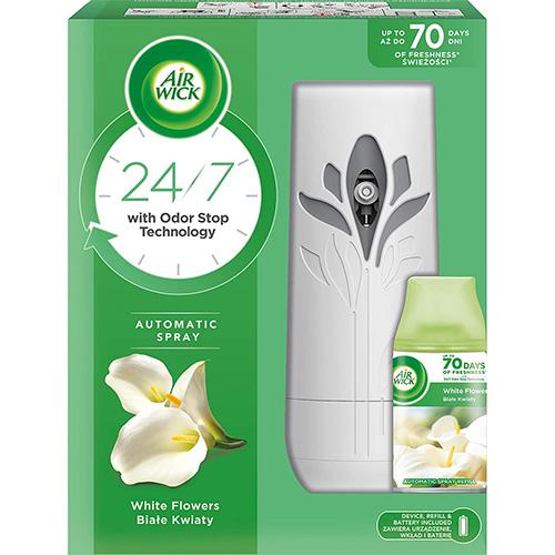 AIR WICK FRESHMATIC KIT WHITE FLOWER (SKU #12897)