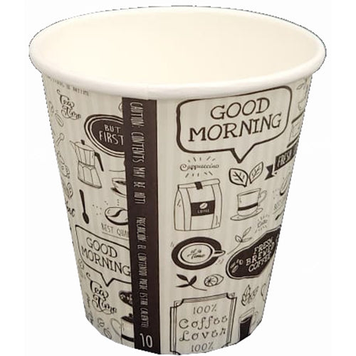 PAPER HOT CUPS-10oz 50CT #EHC10-P (SKU #12997)