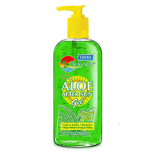 LUCKY ALOE AFTER SUN GEL PUMP 12oz #10717