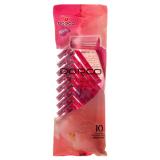 DORCO 10CT #TD-708 WOMEN DISPOSABLE RAZOR-PINK