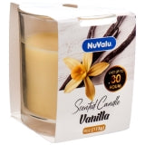 CANDLE TUMBLER 4oz VANILLA #NUVALU