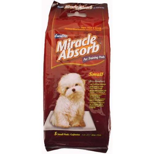 MIRACLE ABSORB SMALL PET TRAINING PAD 5CT