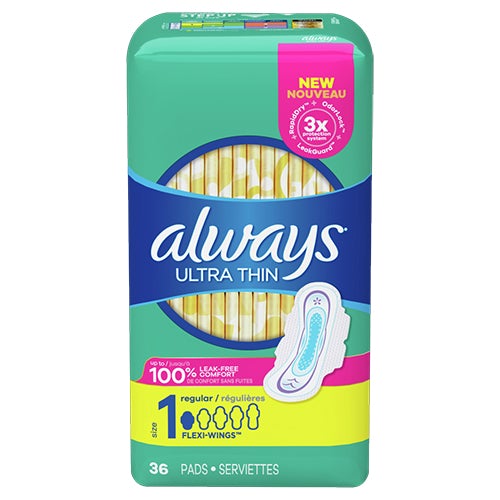 ALWAYS #30656 ULTRA THIN REGULAR W/WING-36CT (SKU #13503)