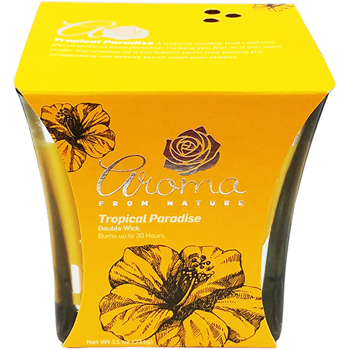 AROMA TUMBLER CANDLE-TROPICAL PARADISE 11oz