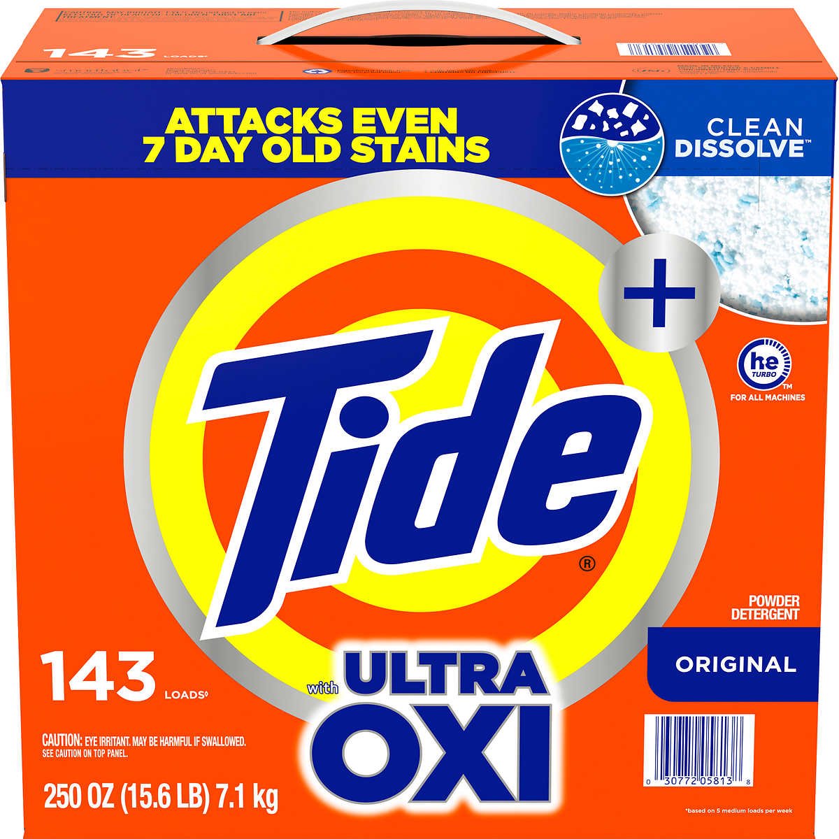 TIDE POW.DETERGENT-250oz OXI ULTRA (SKU #15681)