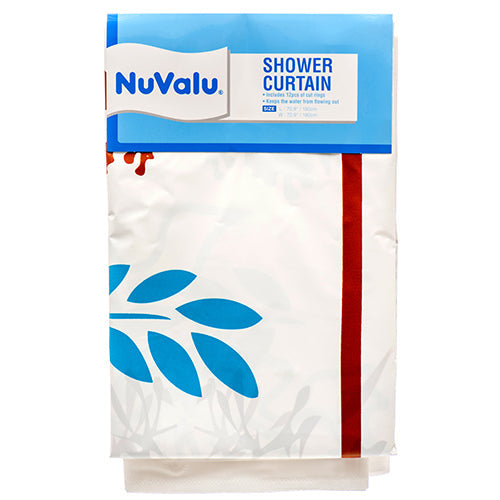 NUVALU SHOWER CURTAIN  180X180CM 3 DESIGNS ASST (SKU #14091)