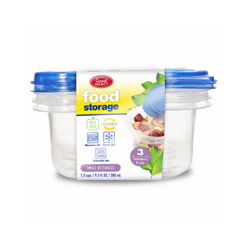 HOME #11345 FOOD STORAGE CONTAINER 3CT 9.5oz (SKU #17647)