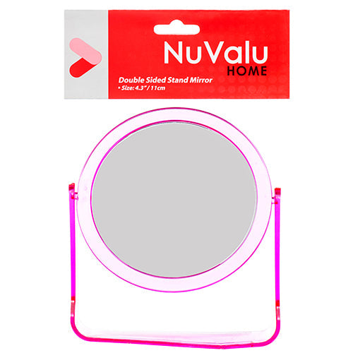 NUVALU STAND MIRROR DOUBLE SIDE 4.3" (SKU #60023)