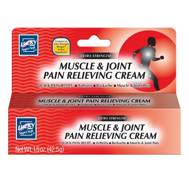 LUCKY MUSCLE & JOINT PAIN CREAM 1.5oz (SKU #14163)