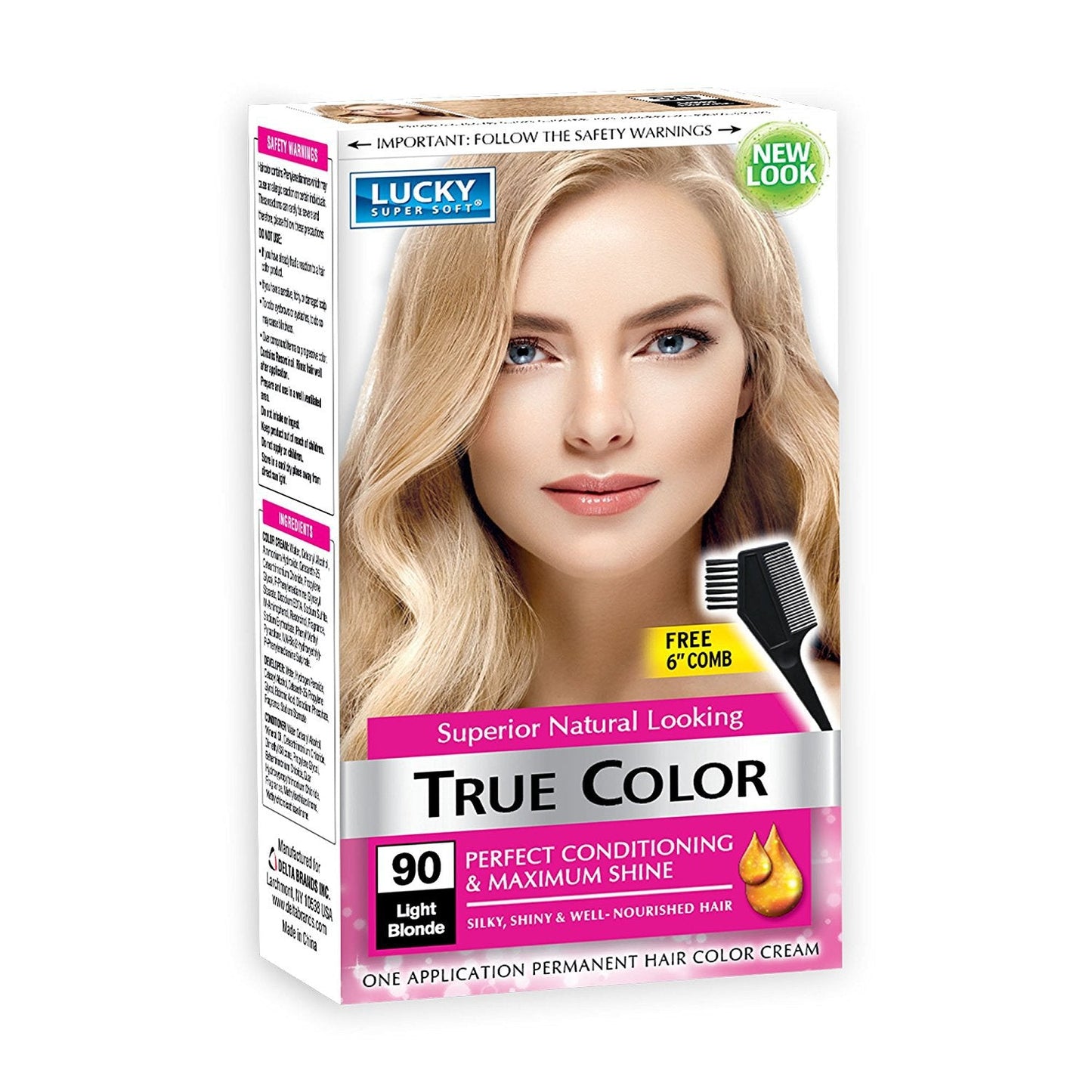 LUCKY HAIR COLOR WOMEN #10270 LIGHT BLONDE #90 (SKU #17579)