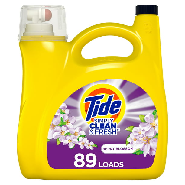 TIDE LIQ.DETERGENT128oz SIMPLY BERRY BLOSSOM (SKU #16320)