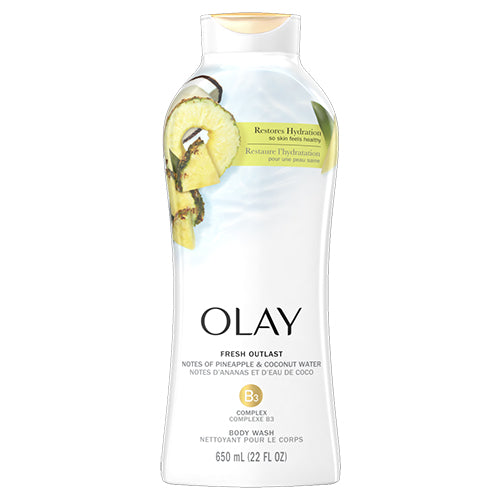 OLAY BODY WASH 22oz PINEAPPLE & COCONUT (SKU #60000)