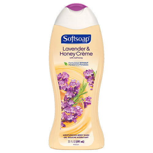 SOFT SOAP BODY WASH 20oz HONEY CREME LAVENDER (SKU #60066)