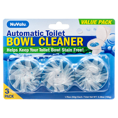 NUVALU TOILET BOWL CLEANER BLUE 3PK (SKU #11905)