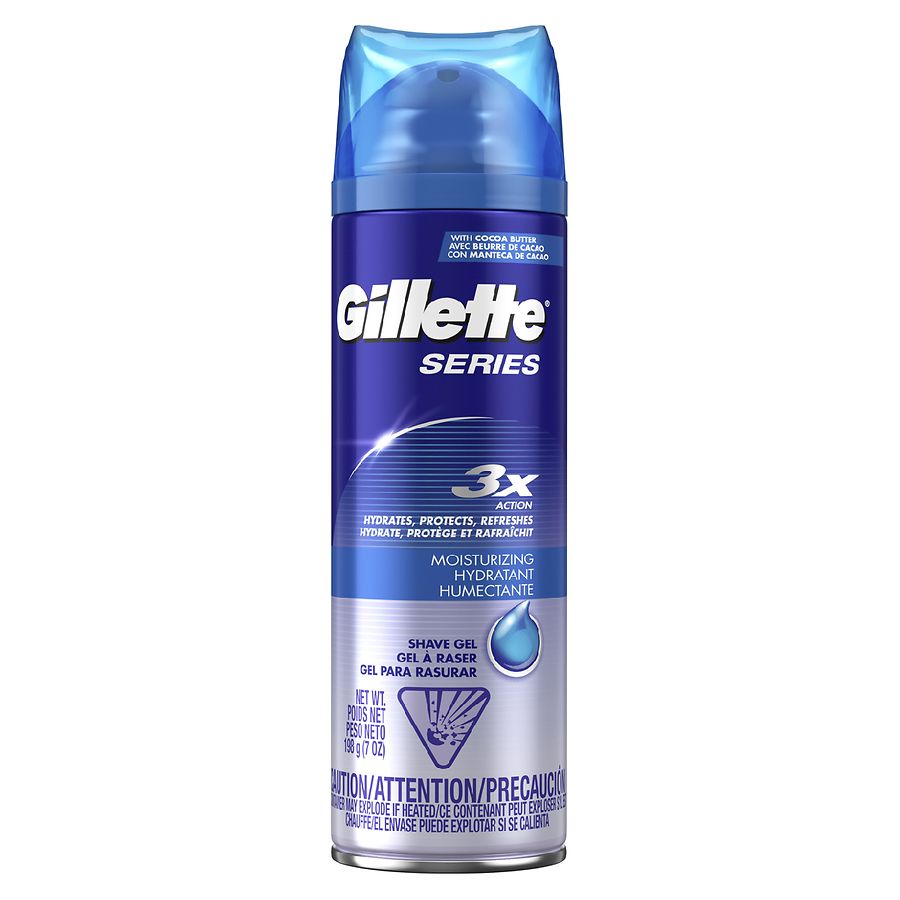 GILLETTE SHAVE GEL-200ml MOISTURIZING (SKU #14177)