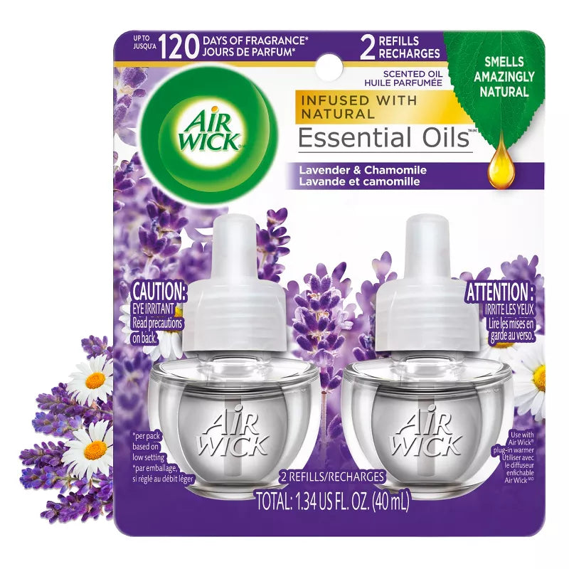 AIR WICK SCENTED OIL REFIL-2PK/ LAVENDER (SKU #14154)