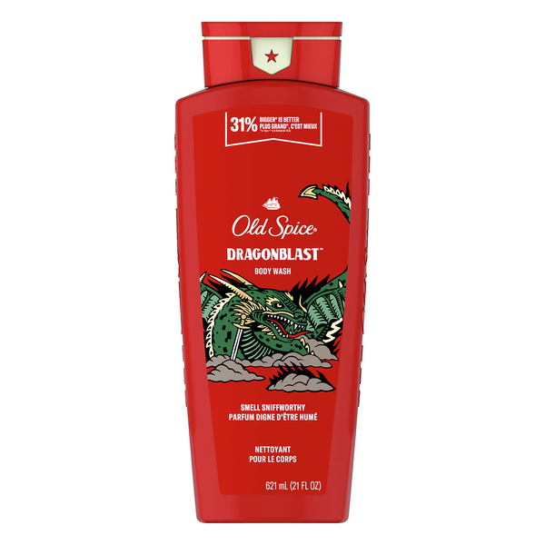 OLD SPICE BODY WASH 21oz DRAGON BLAST (SKU #15673)