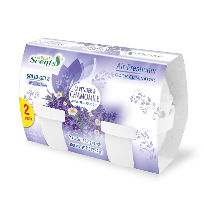 GS #10346 ADJUST AIR FRESH 2X4oz LAVENDER&CHAMOMILE (SKU #17618)