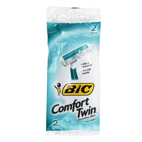 BIC RAZOR MEN COMFORT TWIN 2PK SENSITIVE (SKU #18112)